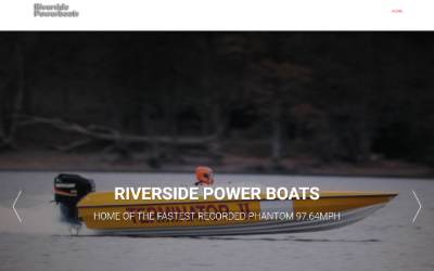Top of the website for Riverside Powerboats - Fylde Outboard motor mechanic