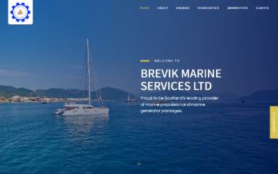Top of the website for Brevik Marine Services Ltd