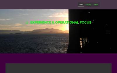 Top of the website for marine-engineerinc.