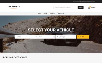 Top of the website for N.E Garage