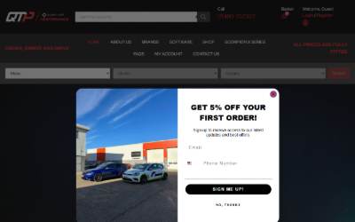 Top of the website for Quattro-Tech St Ives