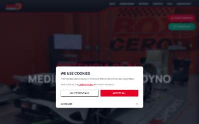 Top of the website for R Garage Zgz S.L.