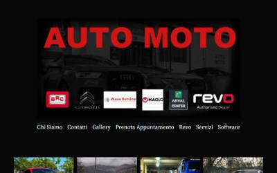 Top of the website for AUTO MOTO DI MALVONE ANTONIO & C. SNC