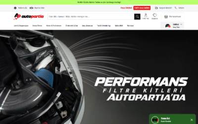 Top of the website for AUTOPARTIA OTOMOTIV