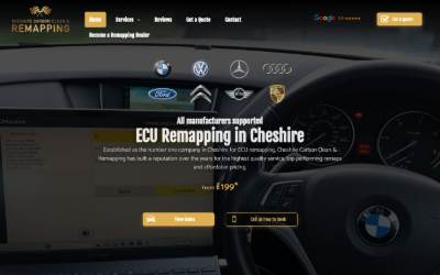 Top of the website for Cheshire Remapping