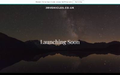 Top of the website for J&R Vehicles Limited