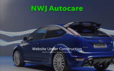 Top of the website for NWJ Autocare