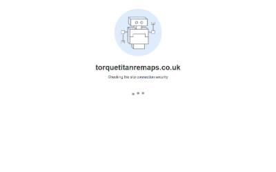 Top of the website for Torque Titan Remaps