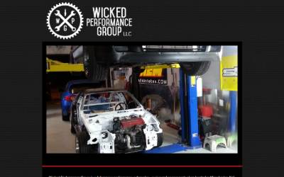 Website preview for Wicked Performance Group LLC