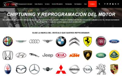 Top of the website for Car-Tec