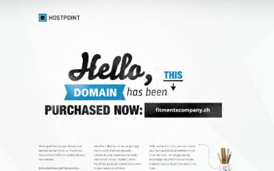 Top of the website for Fitment x Company