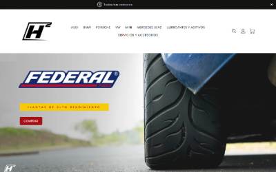 Top of the website for HHS Tuning