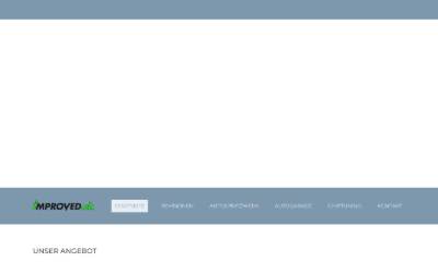 Top of the website for improved.ch