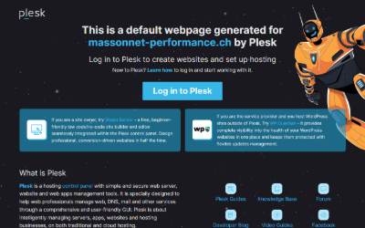 Top of the website for Massonnet Performance