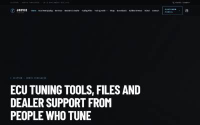 Website preview for Jorvik Tuning UK