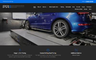 Website preview for Performance Remap