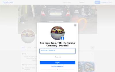 Website preview for TTC Swansea
