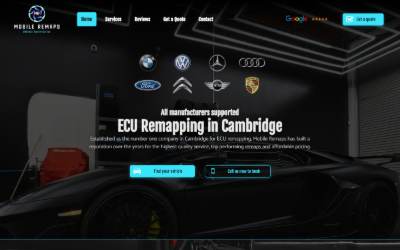 Website preview for Mobile Remaps Limited