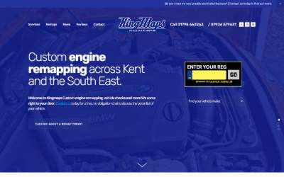 Website preview for Kingmaps