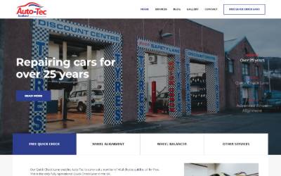 Website preview for Auto-Tec Performance
