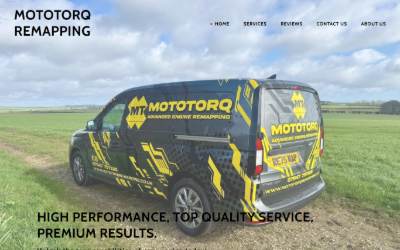 Website preview for Moto Torq