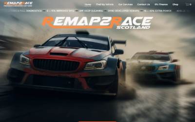 Website preview for Remap2race Scotland