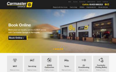Website preview for Carmaster UK Ltd