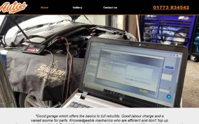 Website preview for MA Autos