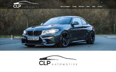 Website preview for CLP Automotive