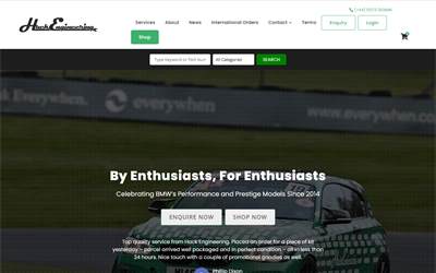 Website preview for Hack Engineering Ltd