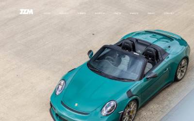 Website preview for JZM Porsche