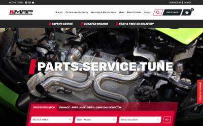 Website preview for Motorsport and Performance (Hardware Only)