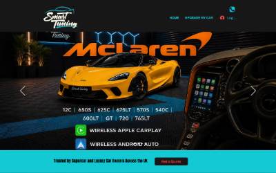 Website preview for Smart Tuning