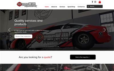 Website preview for Overkill Performance UK