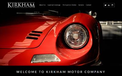 Website preview for Kirkham Motor Company Ltd