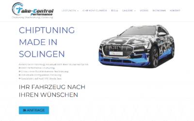 Website preview for Take Control Performance