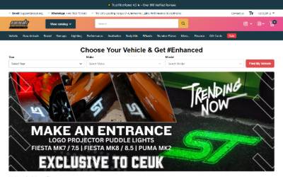Website preview for CAR Enhancements UK