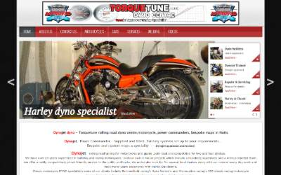 Website preview for Torquetune Dyno Centre
