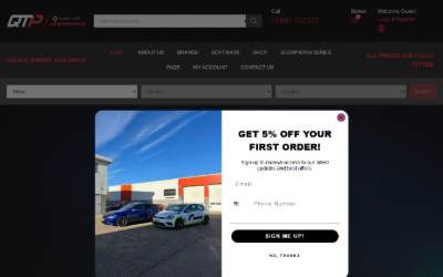 Website preview for Quattro-Tech Peterborough