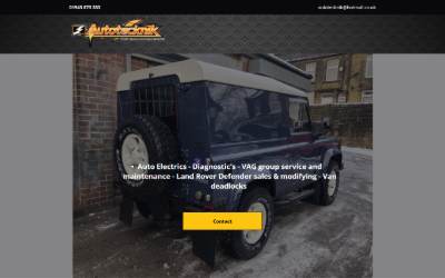 Website preview for Autotecknik