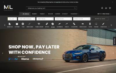 Website preview for ML Performance Limited