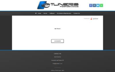 Top of the website for Etuners Capetown