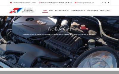 Top of the website for Cooper Autoworks LLC