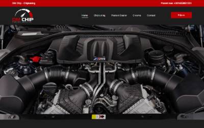 Top of the website for DM Chip Tuning