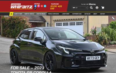 Website preview for Garage Whifbitz