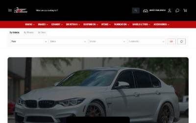 Top of the website for TNT Autosport llc
