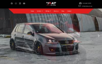Top of the website for Rommies Auto Tuning - Lone Hill