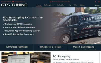 Website preview for GTS Tuning
