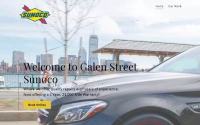 Top of the website for GSS Boston
