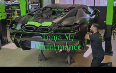 Top of the website for Toma M7 Inc